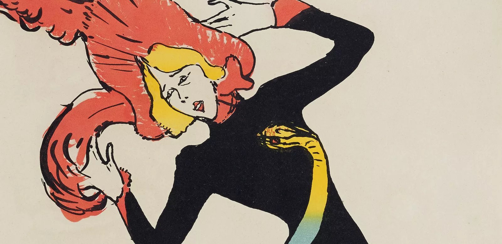 lithographie couleur Toulouse-Lautrec