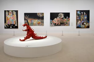 exposition in situ dragon toiles