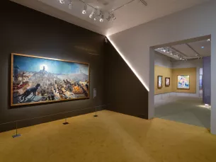 scénographie exposition art moderne in situ