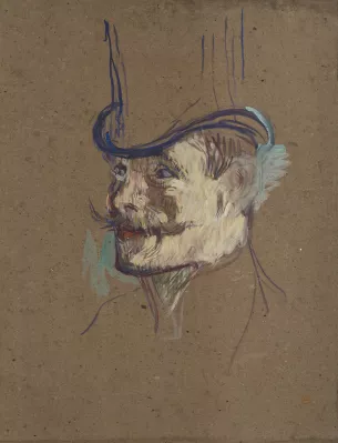 portrait homme moulin rouge