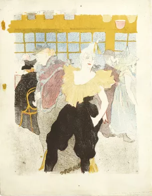 clownesse moulin rouge tableau