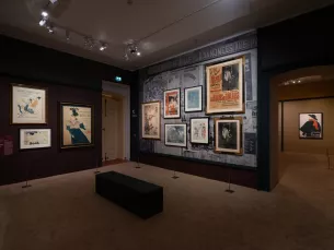 Salle exposition Toulouse Lautrec