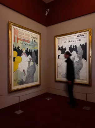 Vue exposition flou tableau