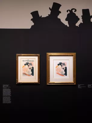 Tableaux dorés Toulouse Lautrec