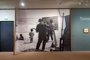 Photo in situ scénographie exposition Sorolla