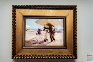 Photo oeuvre in situ exposition Sorolla
