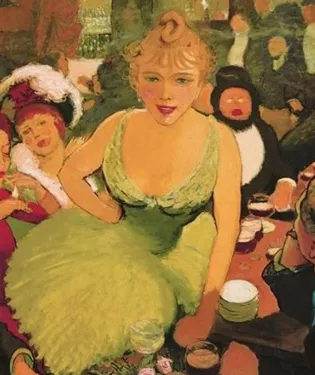 Intérieur chez Bruant Louis Anquetin Gilles Genty