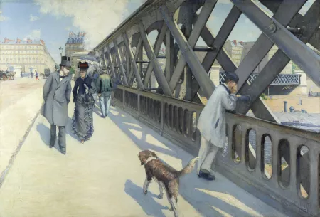 Caillebotte le pont de l europe