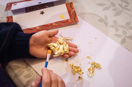 atelier créativité enfant or