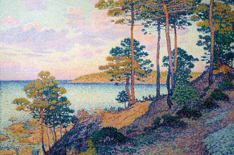 paysage coloré impressionnisme