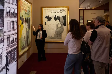 visite commentée exposition groupe