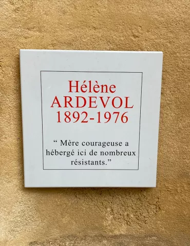 Plaque mur Hôtel de Caumont