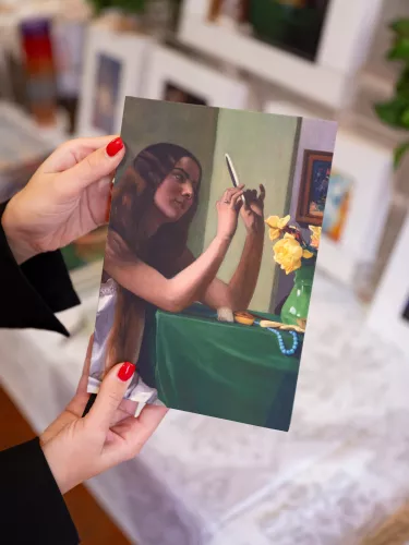 carte postale art boutique 